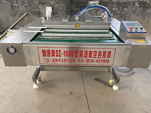 全自動(dòng)多功能海鮮水產(chǎn)鏈條真空包裝機(jī)